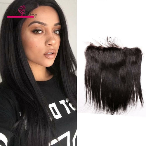 Remy Long 13x4 Ear to Ear Lace Frontal Brazilian Virgin Hair Pieces Unprocessed