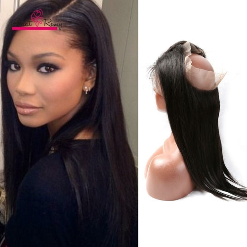 360 Frontal Long 22*4*2inch Peruvian Hair Greatremy 100% Unprocessed Virgin